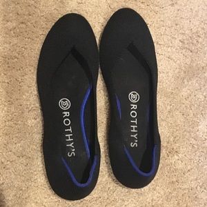 Rothy’s Black Flats Size 7